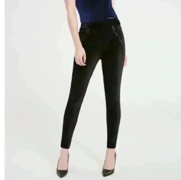 Elie Tahari Ramona Pull On Velour Pants F14 - Picture 1 of 8